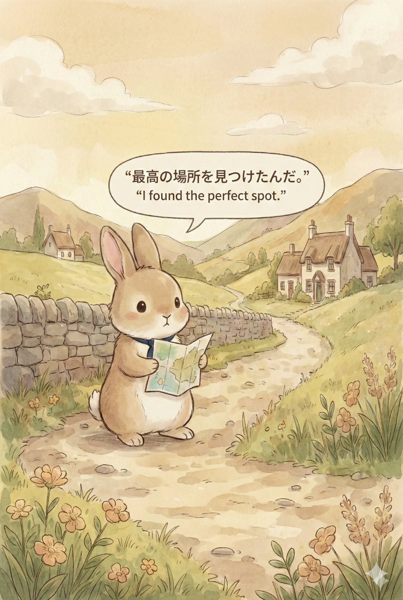 paradise4rabbit's tweet photo. うさぎのらくえん
第2話「理想の地図、現実はゴミ捨て場」
Episode 2: The Map and the Junkyard

地図をひろげて、わくわくしながら歩いた道。 たどりついた場所は、雑草とゴミだらけの「あきち」でした。

「ここが、僕のらくえんになるの？」 理想と現実のあいだで、テオは立ちすくみます。

夢をみるのはタダだけど、土地はそうじゃありませんでした。🐰🌱

#うさぎのらくえん