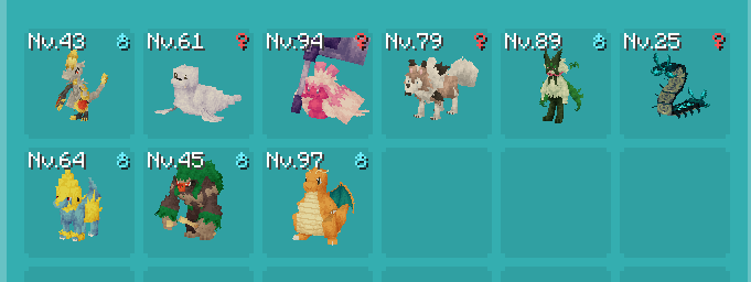 Hoy en la tarde ahí torneo de #CobbleCup o como a mi me gusta llamarle #KofsafioPokemon jajajaja así que este es el equipo que llevemos espero poder ganarle a la persona contra la que nos toca es combate doble a el mejor de 3  tengo miedo y ya veremos a el retiro que tal nos va