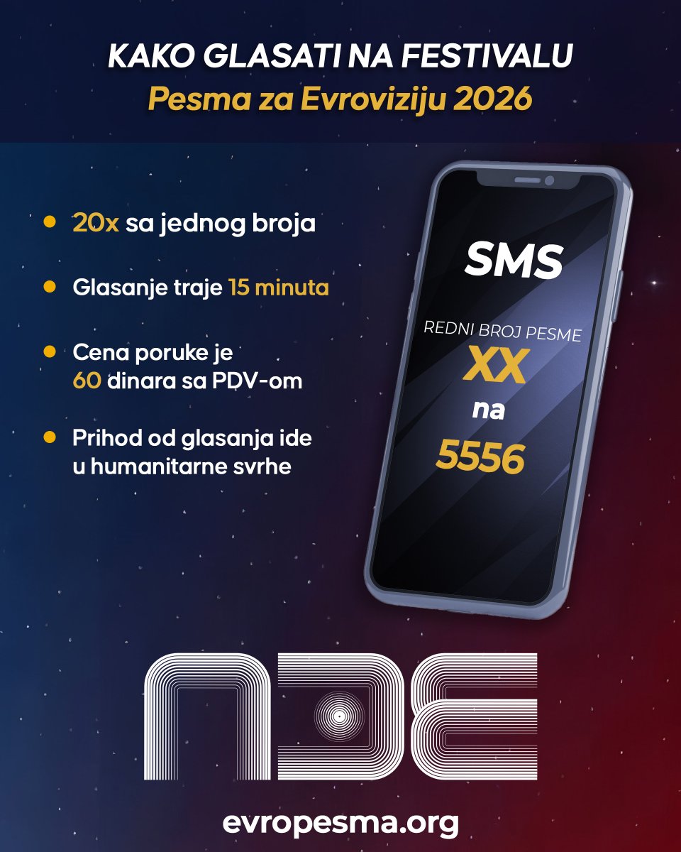 Instrukcije za glasanje na #PZE26