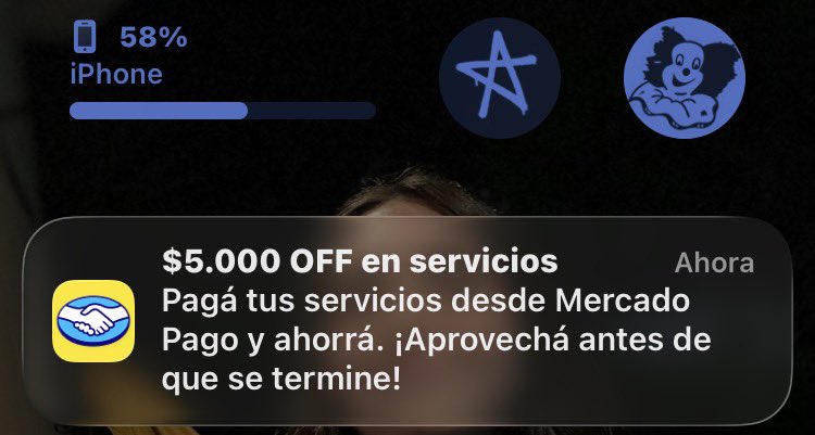 como odio cuando me llegan notificaciones de mercado pago porque yo genuinamente pienso q alguien me transfirio por error plata y re q son estas notificaciones de mierda