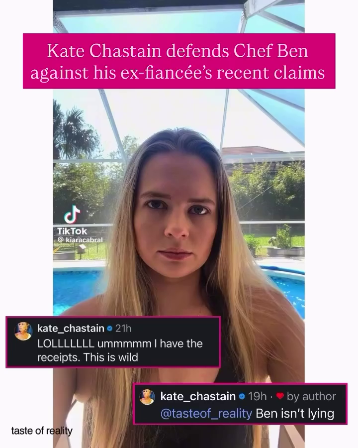 BrightlyAgain's tweet image. #belowdeck Kate Chastain Defends Chef Ben Robinson Against Claims Made by His Ex-Fiancée Kiara Cabral 
tasteofreality.com/kate-chastain-…