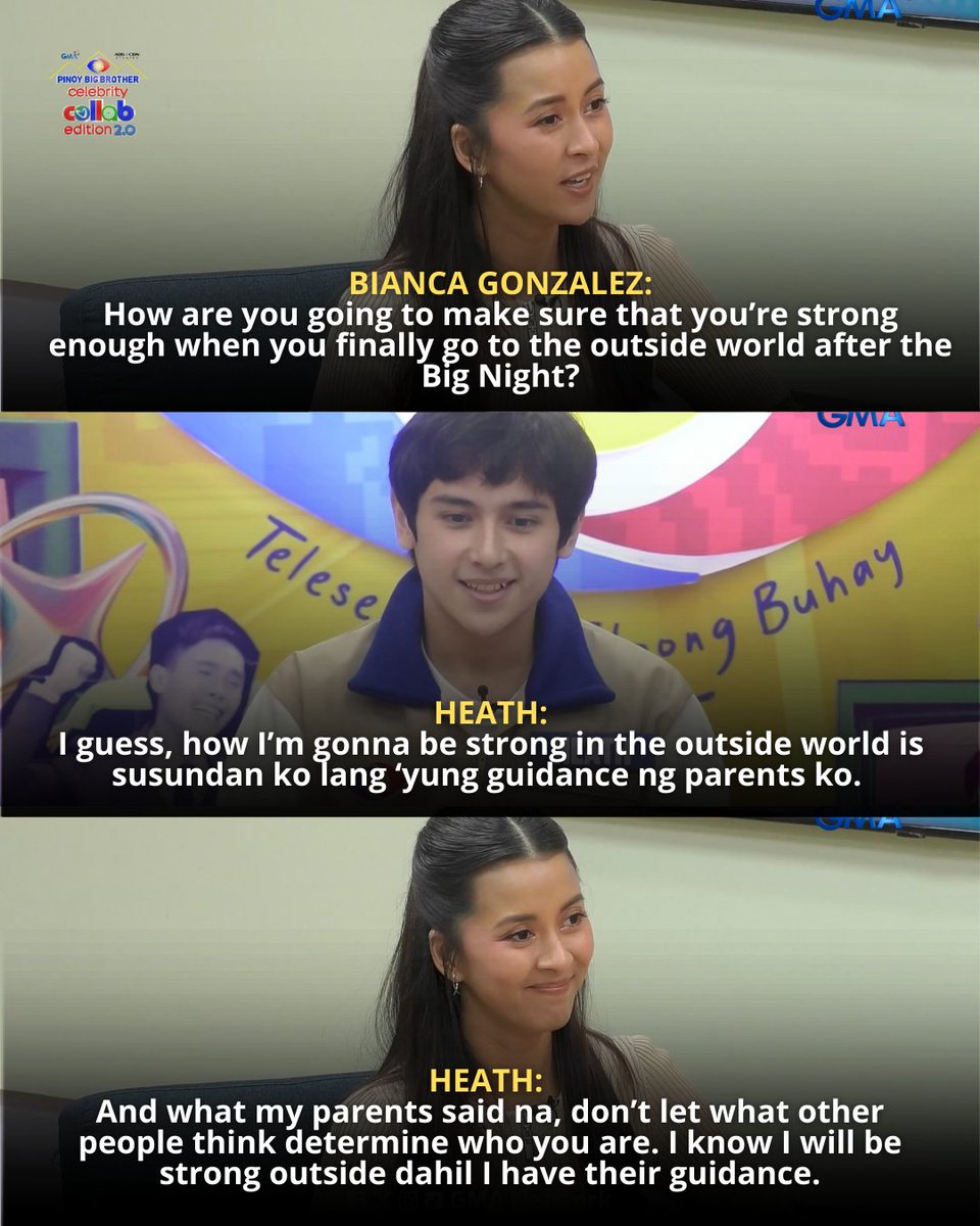 Grabe ka, Heath! 🥹✊🏼

Watch the finale of #GMAPBBCollab at 9:40 PM on weekdays, and don’t miss the Big Night this Saturday at 7:15 PM on GMA Network!

For PBB All-Access Livestream, visit: GMANetwork.com/PBBLivestream

#PBBCollab20TruthorLie