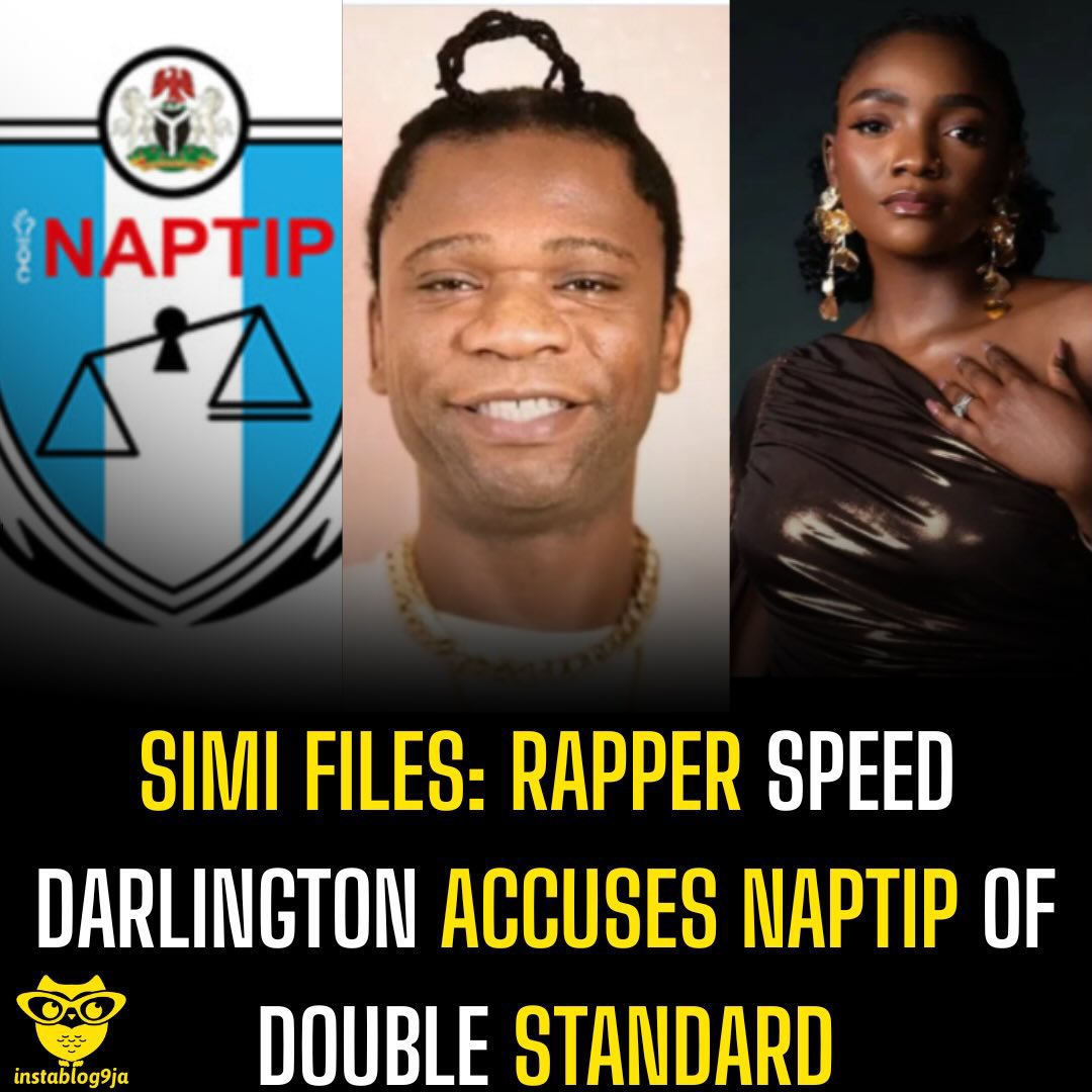 Simi Rapper Simi Files: Rapper Speed Darlington accuses NAPTIP of double standard