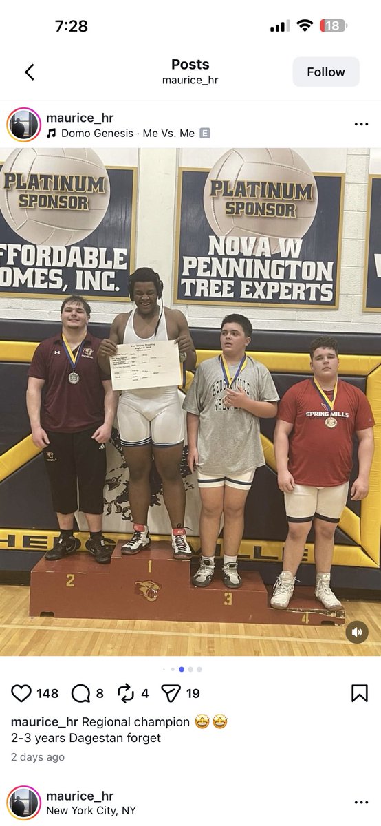 OfficialRyderJ's tweet photo. Finished my Freshman wrestling season 25-33, Varsity starter for 285 and ranked 5th in my region, came back and placed 3rd at Regionals to secure my spot at States. 

Looking forward to the WV High School State tournament 💪🏼

@HHSathletics_ 
@wvssac 
@Hedgesvillehs https://t.co/RKy5P7RR9X