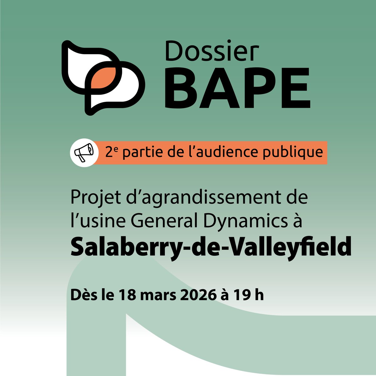 Bureau d'audiences publiques sur l'environnement tweet media