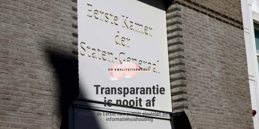 Od_online's tweet image. Wie wetten maakt, moet ze ook zelf naleven. Ook de Eerste Kamer der Staten-Generaal moest haar #informatie­huishouding tegen het licht houden en werd genomineerd voor de Od Kwaliteits-awards van 2023.

#informatieprofessional | #IHH | #OdKwaliteitsaward
magazines.od-online.nl/od-editie-49/e…