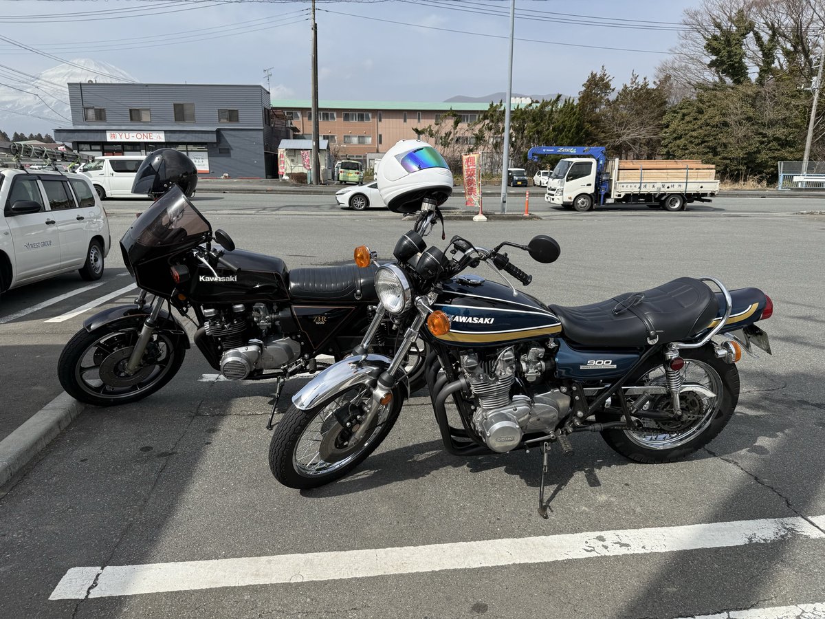 kuran0905's tweet photo. 今日は2台でツーリング🏍️
暖かくてよかった🙂 https://t.co/5itUuiDfDZ