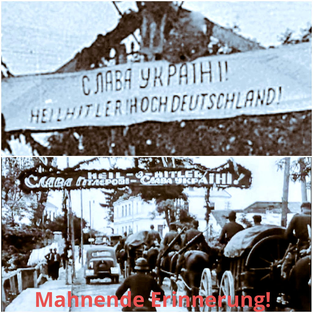 <a href="/cem_oezdemir/">Cem Özdemir</a> Warum verwenden Sie den ukrainischen Faschistengruß?
Wurde der "Kampf gegen Rechts" abgeblasen?

Die Parole „Slava Ukraini“ wurde ursprünglich 1920 vom Bund der ukrainischen Faschisten geprägt, der sich später mit der faschistischen OUN des Faschisten Bandera zusammenschloss.