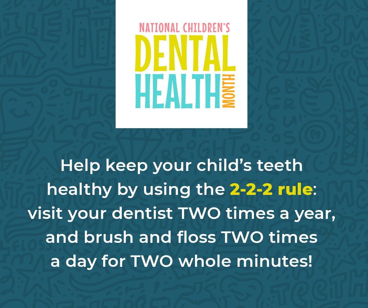 Did you know?!

#NationalChildren'sDentalHealthMonth