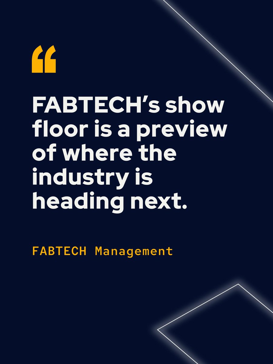 FABTECH tweet media
