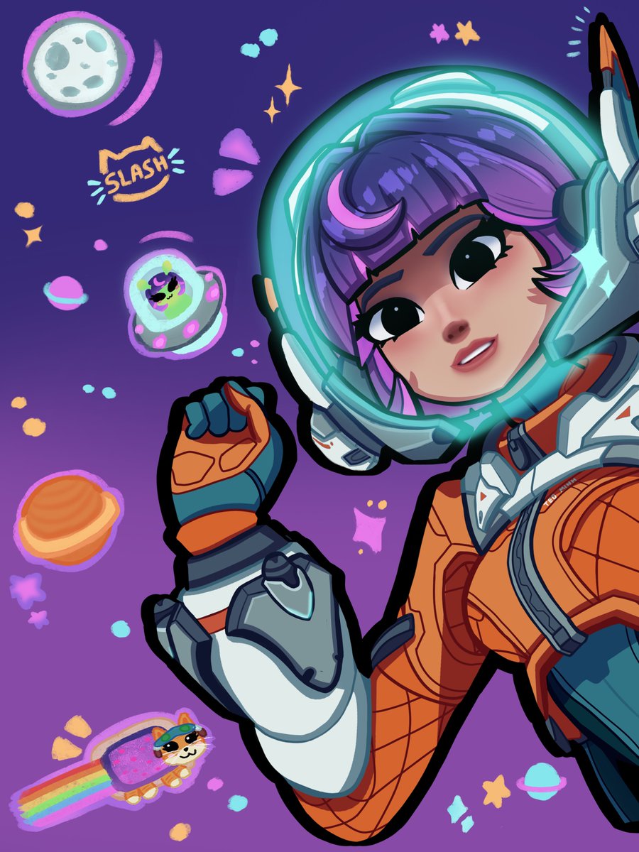 Individuals 💜💫 #Juno #OverwatchFanart