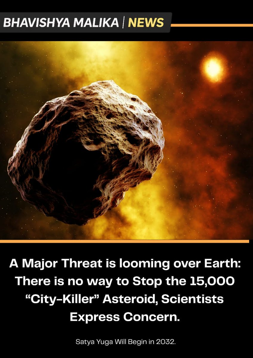 malikainenglish's tweet photo. 🚨 Evacuation alerts in the Middle East, violent protests, cartel arrest, “city-killer” asteroid fears &amp; a 7.1 earthquake — the world is shifting fast. Are we entering a new era?

#BhavishyaMalika #GlobalCrisis #BreakingNews #WorldEvents #Trisandhya #KalkiAvatarArrived https://t.co/b5YIQJySGy