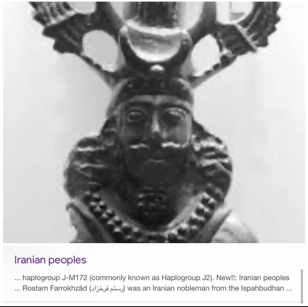 من مشاهير السلالة ( J2 ) رستم فرخزاد كان أبرز قادة الجيش الساساني في عهد يزدجرد الثالث، آخر ملوك الساسانيين (632–651 م) في مواجهة المسلمين في معركة القادسية (636 م تقريباً) جنوب الكوفة في العراق. استمرت المعركة أياماً، وانتهت بانتصار المسلمين وقتل رستم