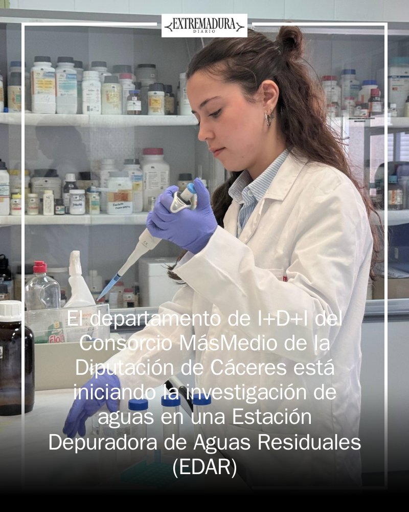 🔬 ¡Investigación innovadora en Cáceres! Elsa Rodríguez, doctoranda de la UEx, analiza la eficacia de depuradoras en la detección de antiparasitarios en aguas residuales. Un paso clave hacia un futuro más limpio. 💧 #Cáceres #InvestigaciónAmbiental mrf.lu/hHBd