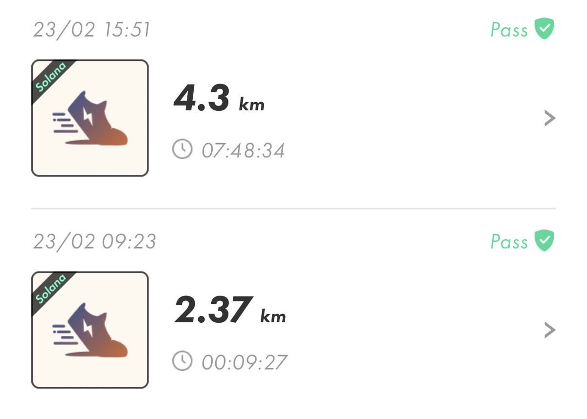 peach_flamingo_'s tweet photo. 【 𝙎𝙏𝙀𝙋𝙉 𝘼𝙉𝘿 𝙏𝙍𝘼𝙄𝙉 : 𝘿𝘼𝙔 𝟓𝟒🔥 】

🌱🚶‍♀️散歩 𝟔.𝟔𝟕 km / 🛞🚼 腹筋 𝟏𝟎𝟎回
📊 トータル：距離 𝟏𝟎𝟕𝟐𝟏.𝟎𝟗 km / 腹筋 𝟓𝟑𝟎𝟎回
━━━━━━━━━━━━━━━━━━━━

＋で背中と腕day

#STEPN #筋トレ女子 https://t.co/DKfpBDBbu3