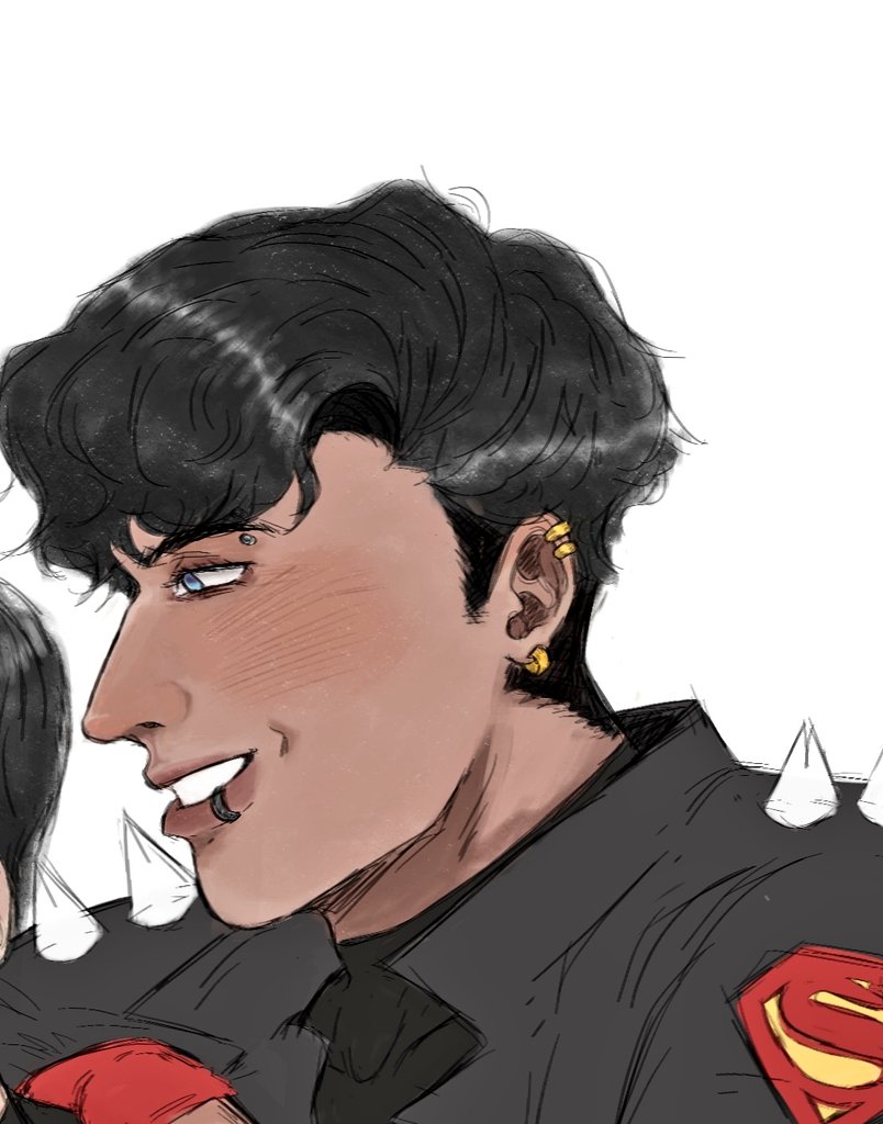 Vvyaurexx's tweet image. Kon i drew on my phone and kon i drew on my tablet 😙😙
#superboy #konel #connerkent