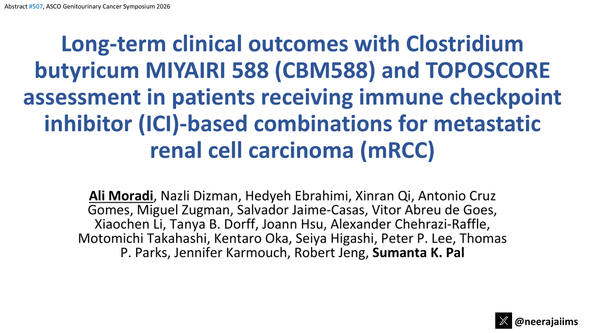 Neeraj Agarwal, MD, FASCO tweet media