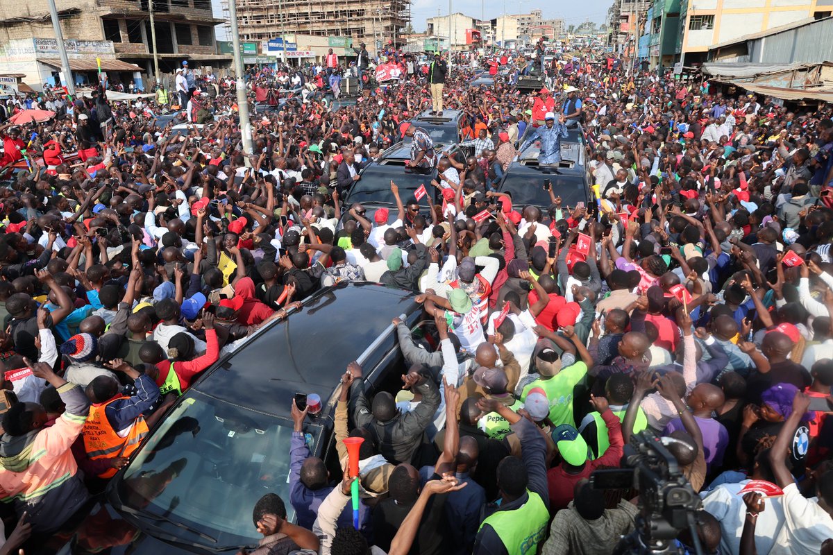 skmusyoka's tweet photo. Suneka!!
The energy, the conviction, the determination. The people are clear that Kenya must change. They want a country where healthcare works, education works and security agencies serve citizens instead of protecting political interests.

It is unacceptable that the police are being turned into tools against the opposition. Their duty is to protect Kenyans, not silence them. 

Still, the spirit of the people remains unshaken. The message is growing stronger everywhere.

Thank you Suneka, Kisii. 
Wantam is inevitable.