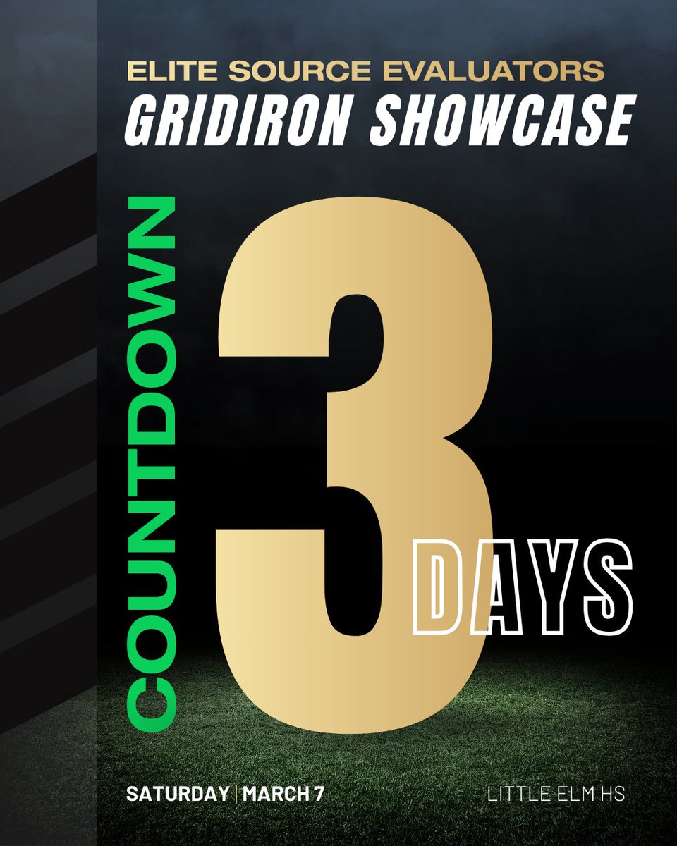 Esereports's tweet photo. 🚨 FINAL COUNTDOWN 🚨3 DAYS OUT ⏳🏈

Last call for invited athletes to RSVP.
Questions? DM us now 📩 https://t.co/XthINyyUQs
