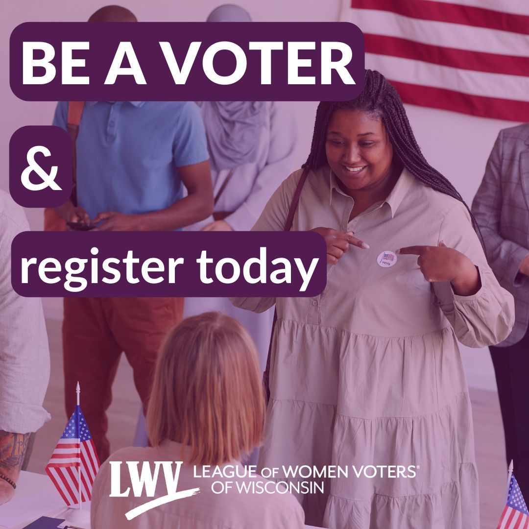 The April 7th election will be here before you know it! Go online at myvote.wi.gov to get registered to vote, request your absentee ballot, update your address and more!