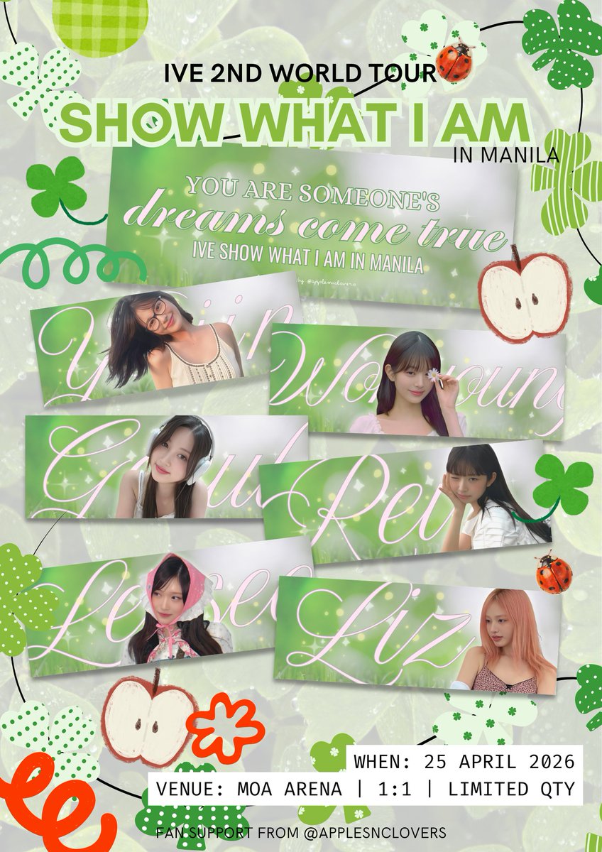 min 🍀 will see ive! tweet media