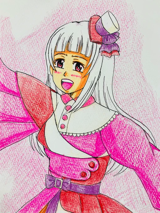 ちぃちゃん誕生日おめでとう!! 再掲ですが髪下ろしたのが驚きだったのでこの衣装、印象に残ってて好き。 #嵐千砂都誕生祭2026 #嵐千砂都生誕祭2026