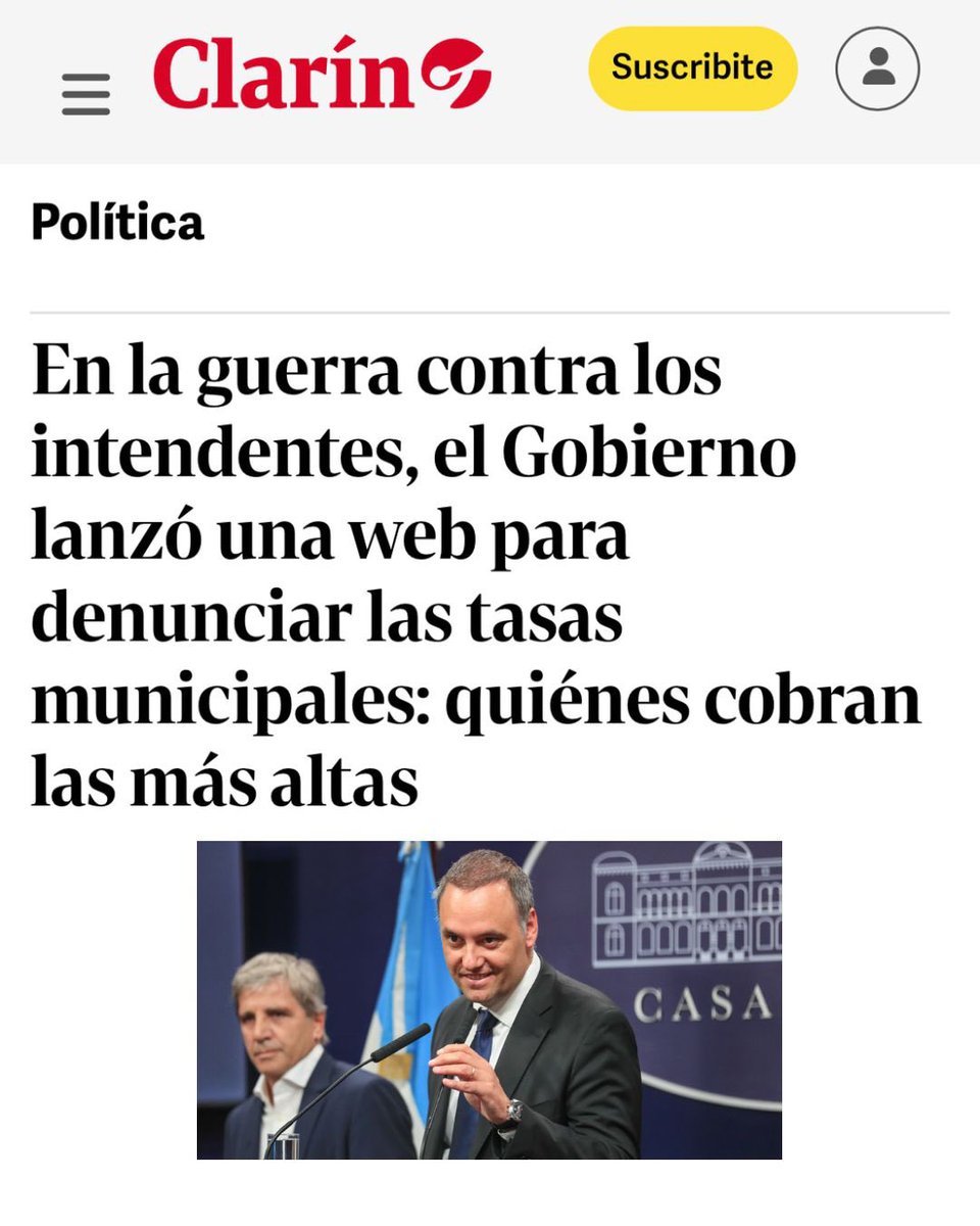 1x3: donde antes había una sola tasa, la TSU, hoy los vecinos pagan tres: Tasa Vial, Tasa de Alumbrado y una TSU desmembrada que, lejos de reducirse, aumentó.

Esta mañana, Manuel Adorni lanzó un portal oficial de “Transparencia Tributaria Municipal” donde se detalla qué tasas