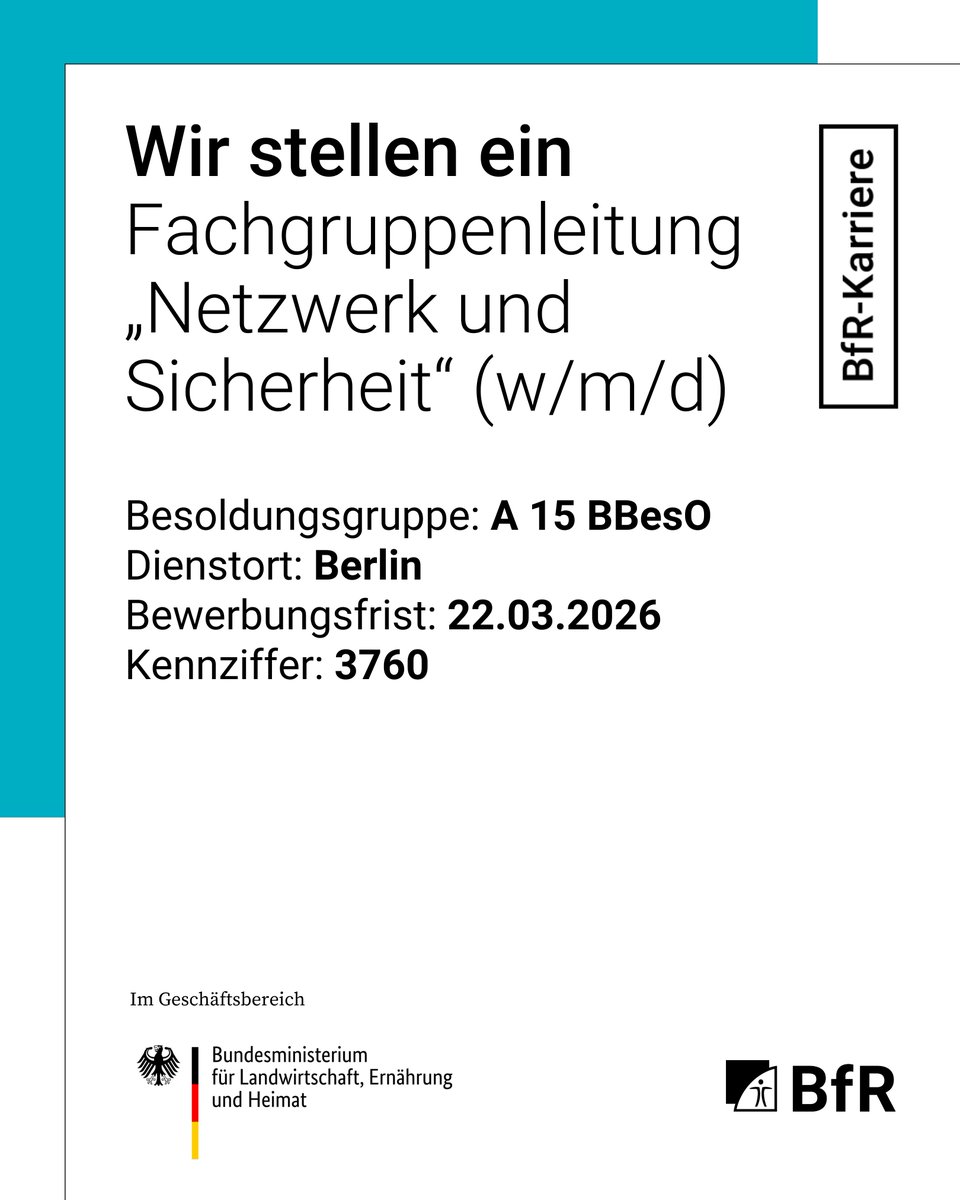 BfR | Bundesinstitut für Risikobewertung tweet media