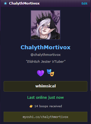 Guess who's on the vtuber myspace~