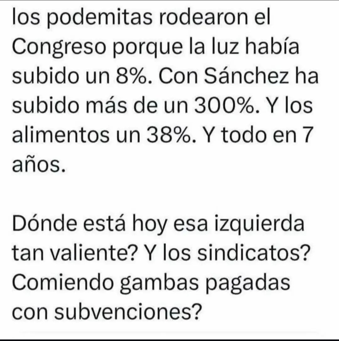 rehak_peter's tweet photo. @LlamasMAngel Para los analfabetos morados.
1. El 50% de la factura son IMPUESTOS! 
2. El mercado lo controla el ESTADO mediante la empresa PÚBLICA la RED ELÉCTRICA DIRIGIDA POR UNA POLÍTICA NOMBRADA A DEDO.
3. Sin las nucleares nos quedarán las renovables, precio alto y apagones.
#FuckPodemos https://t.co/8rt5oq5L5E
