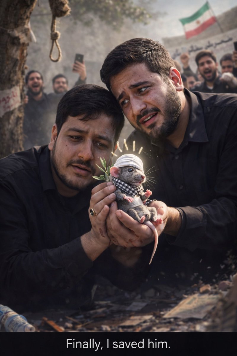 NOONSAAD66's tweet photo. این بسیجیایی که دیروز با کلی تلاش عروسک موش رو نجات دادن... یعنی اینا خودشونم تایید کردن رهبرشون موش شده ؟؟؟
واقعا چرا توی مغزشون هیچی نیست 😂 https://t.co/p6A2EeYUgz