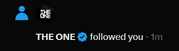 THE ONE tweet media