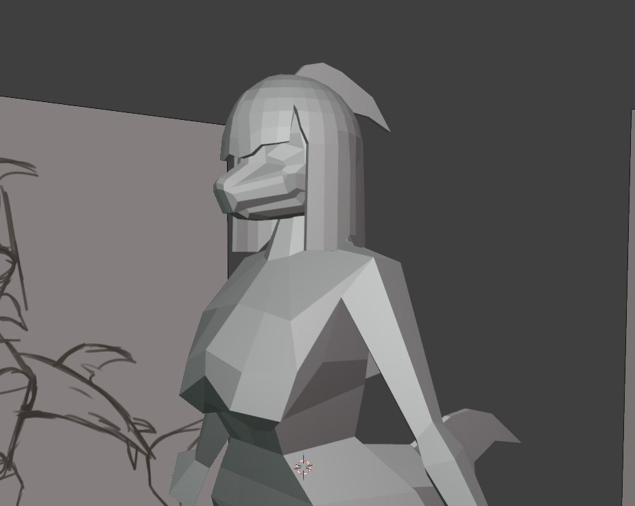 SharkIdly's tweet photo. trying to 3D model Betta https://t.co/wx0WgdfUaD