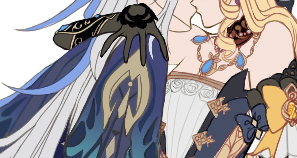 I’ve been working on different pieces at the same time, but this Neuvia piece seems to be going along smoothest so I’d like to share this WIP~😍

I hope everyone will have a great rest of the month!