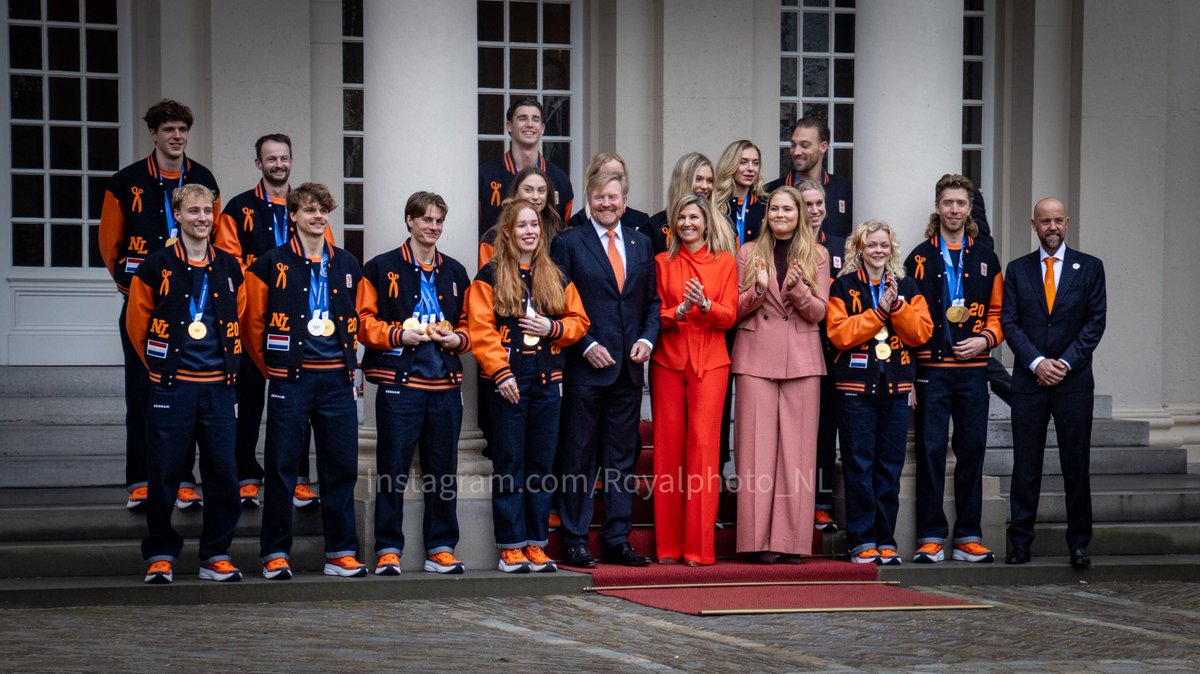 gertjandw's tweet image. Today I went to the city of The Hague where King Willem-Alexander, Queen Máxima and princess Amalia received the Dutch Olympic medalwinners. Some of my photos 📸 #dutch #juttaleerdam #queenmaxima #princess #kjeldnuis #joybeune #dutchroyals