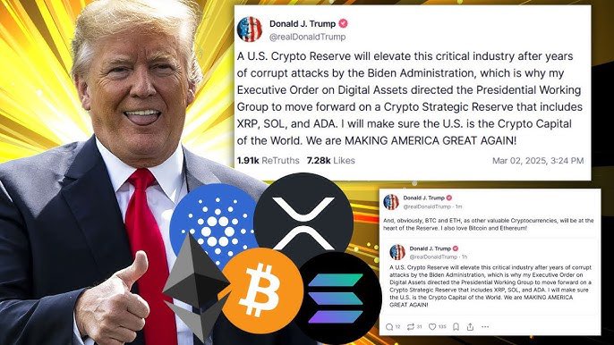 🚨RUMORS: President Trump is set to announce the elimination of the income tax and the tax-free status for all digital assets! #XRP