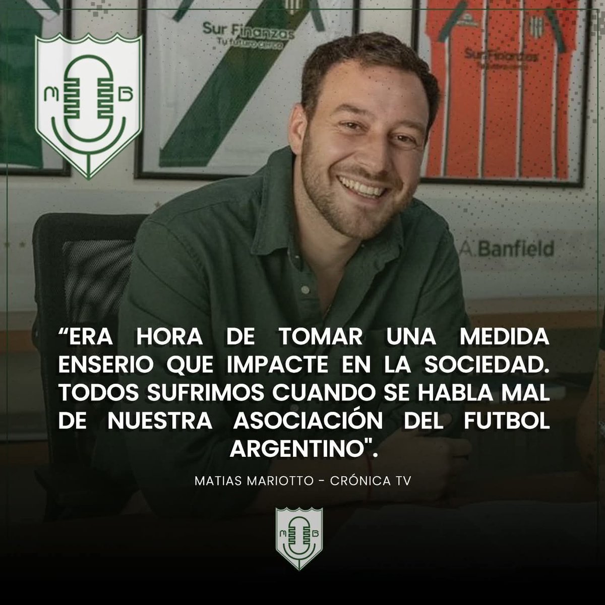 Pero como.?
Se consulto al Socio del <a href="/CAB_oficial/">Club A. Banfield</a> para semejante medida.?
No es que "Primero #Banfield"
???
Estamos haciendo lo mismo que <a href="/EduardoJSpinosa/">Eduardo Spinosa</a>
"El Club es de los Socios".
Se ve que al juntarse seguido se aprendió muy rápido. 
Ese NO es el Camino.