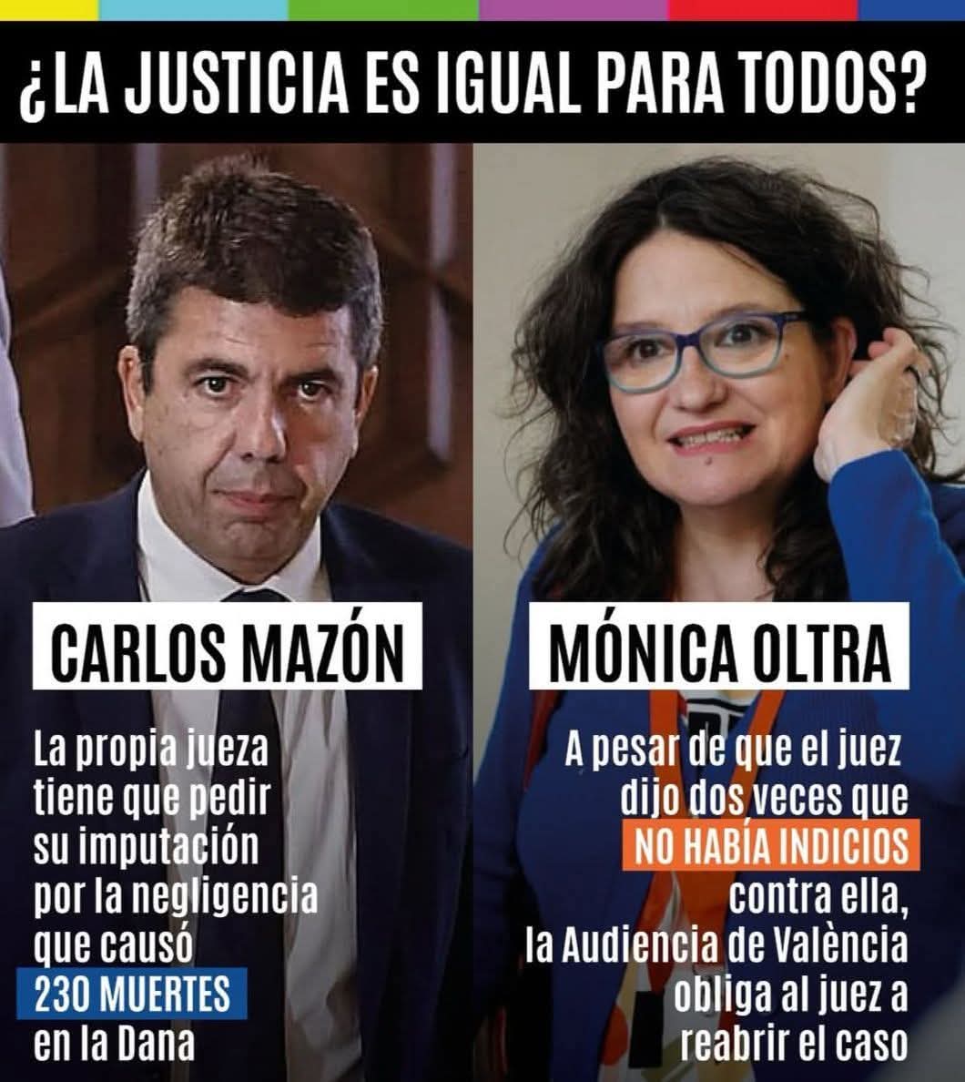 muzeriqui's tweet photo. Esta es nuestra justicia...Bueno justicia por decir algo. Uno con 230 muertos a sus espaldas se le premia con una subida de sueldo y no se le mueve del puesto...En el otro lado se demostró unas pocas de veces de que no había indicios contra Oltra, aun así la causa va palante https://t.co/G5RxCqibxB