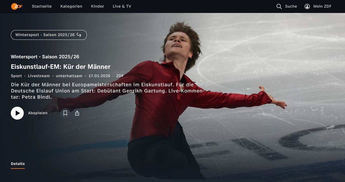 I love how much ZDF loves Deniss Vasiļjevs for all the right reasons
