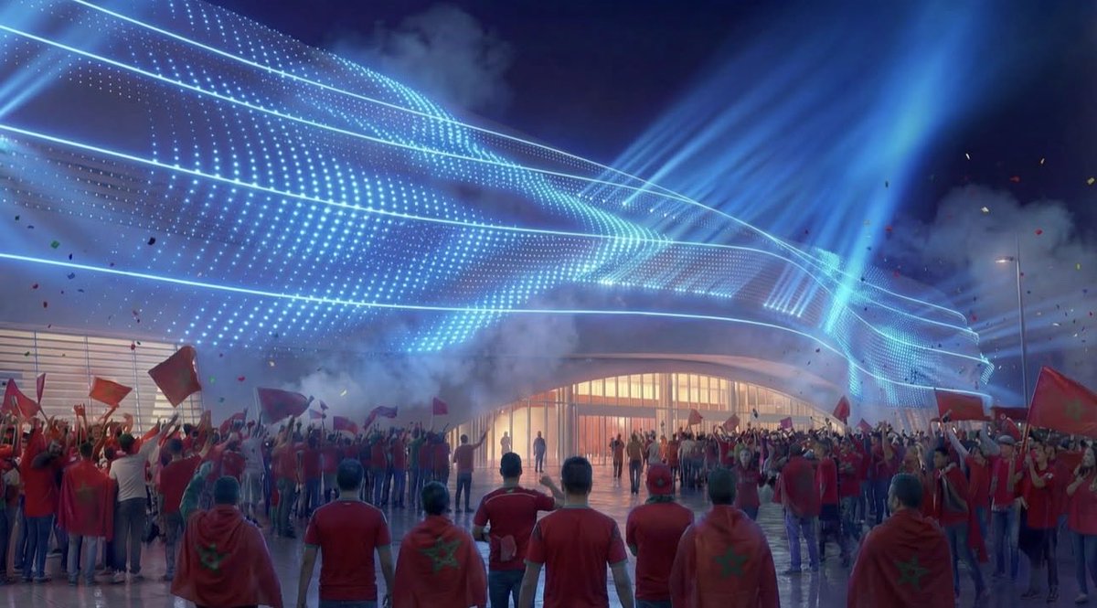 Moroccoprojects's tweet photo. 🟢The Nador Stadium project, not awarded in the architectural competition.
📸 Designed by : Reda Zekri Architecte
#Morocco #maroc #المغرب #مغرب_المشاريع #moroccoprojects https://t.co/6uC84gJLMs
