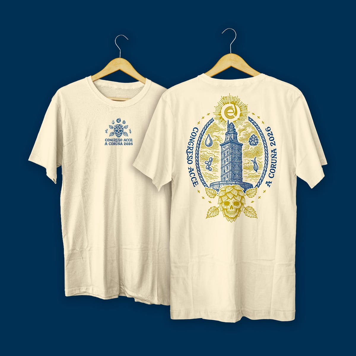 ACCE_Cerveceros's tweet photo. ¡Indumentaria oficial desbloqueada!
Así de bien luce la camiseta del Congreso ACCE A Coruña 2026.
Azul, dorado y mucha cultura cervecera.
¡Nos vemos en Coruña!
#acce #congresoacce #cervezacasera #acoruňa https://t.co/UtZCOHPzKA