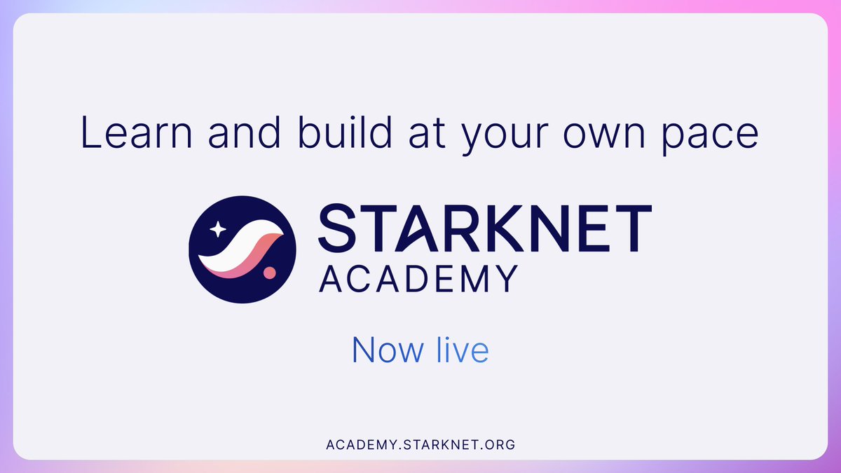 Starknet Foundation (BTCFi arc) tweet media