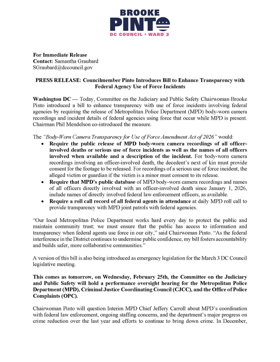 Councilmember Brooke Pinto tweet media