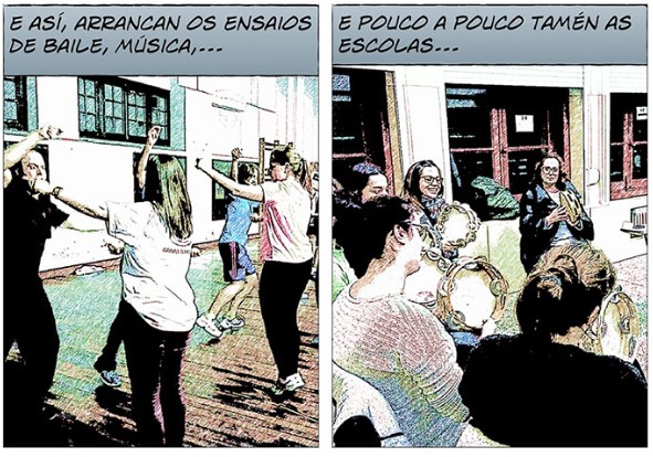 #HistoriaDaquí

💬 E así, arrancan os ensaios de baile, música,... e pouco a pouco tamén as escolas…

Continuará...