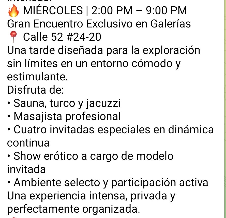 vivianasw3's tweet photo. Mañana siempre lo mejor para todos uds en galerías calle 52#24-20 desde las 2pm sello de calidad Viviana Santamaría, música en vivo, show y masajista profesional además 4 mamasitas en gang https://t.co/YoVcqtaEHX