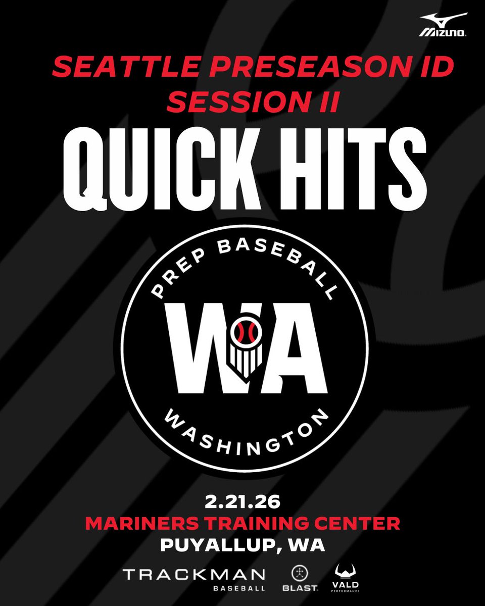 PrepBaseballWA's tweet photo. 𝐒𝐄𝐀𝐓𝐓𝐋𝐄 𝐏𝐑𝐄𝐒𝐄𝐀𝐒𝐎𝐍 𝐈𝐃 - 𝐒𝐄𝐒𝐒𝐈𝐎𝐍 𝐈𝐈

𝗤𝗨𝗜𝗖𝗞 𝗛𝗜𝗧𝗦

Scouting notes on standout performers from our ID event last weekend⤵️

🔗 https://t.co/Pr2Rh9DW30 https://t.co/k0Vn6hsV3d