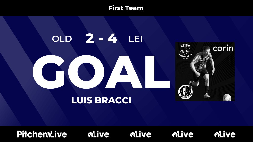 LeighRams's tweet photo. 75': Luis Bracci scores for Leigh Ramblers First 🙌
#OLDLEI #Pitchero
https://t.co/7F6t56rIOT https://t.co/NdyggnEYQs