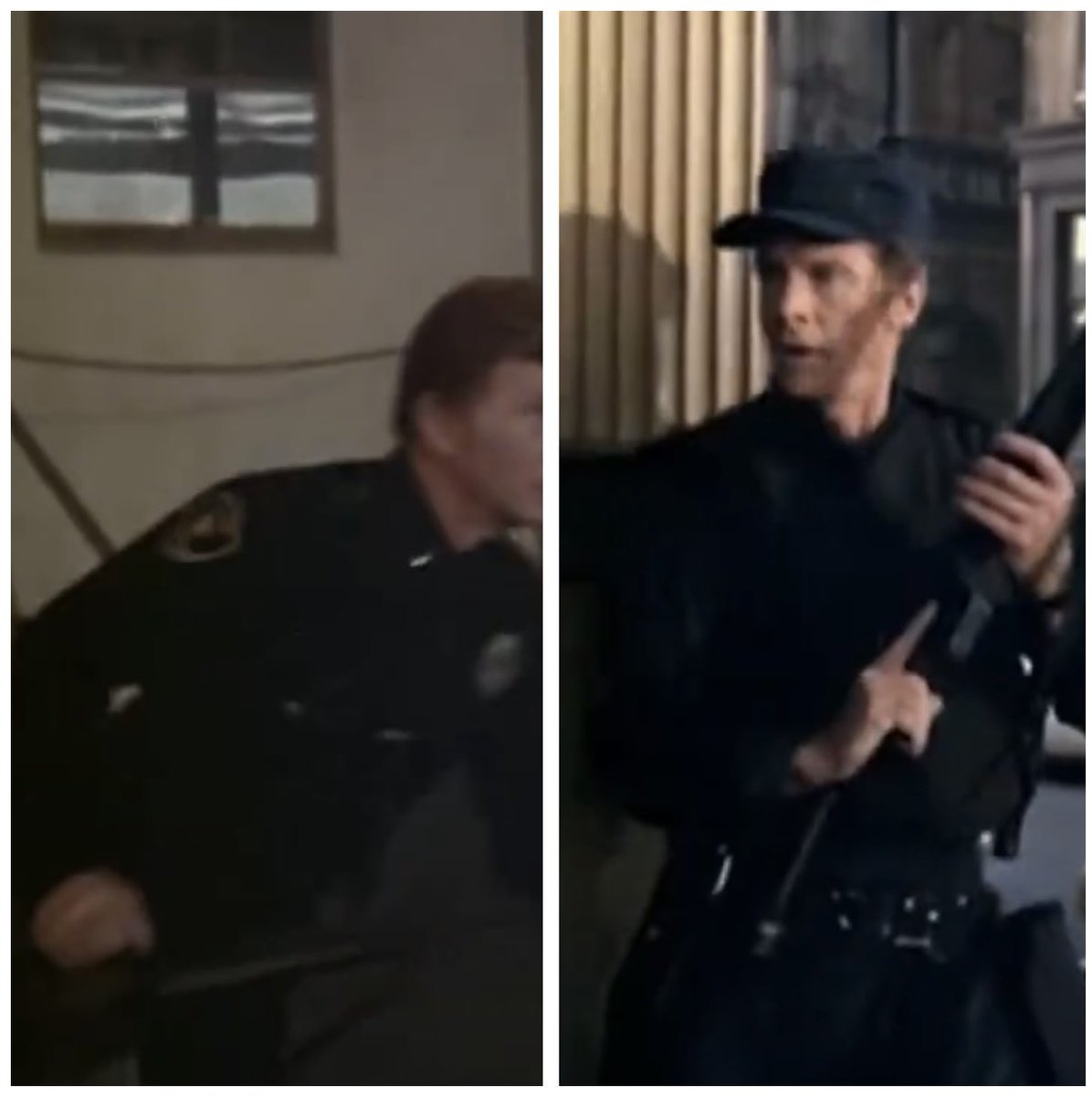 KKevin562's tweet photo. The opening from the show S.W.A.T. showed up in my feed today and even though they carry their M-16s/AR-15s to the truck by the “carrying handle”, it also shows good finger off the trigger. https://t.co/djROsgyQJg