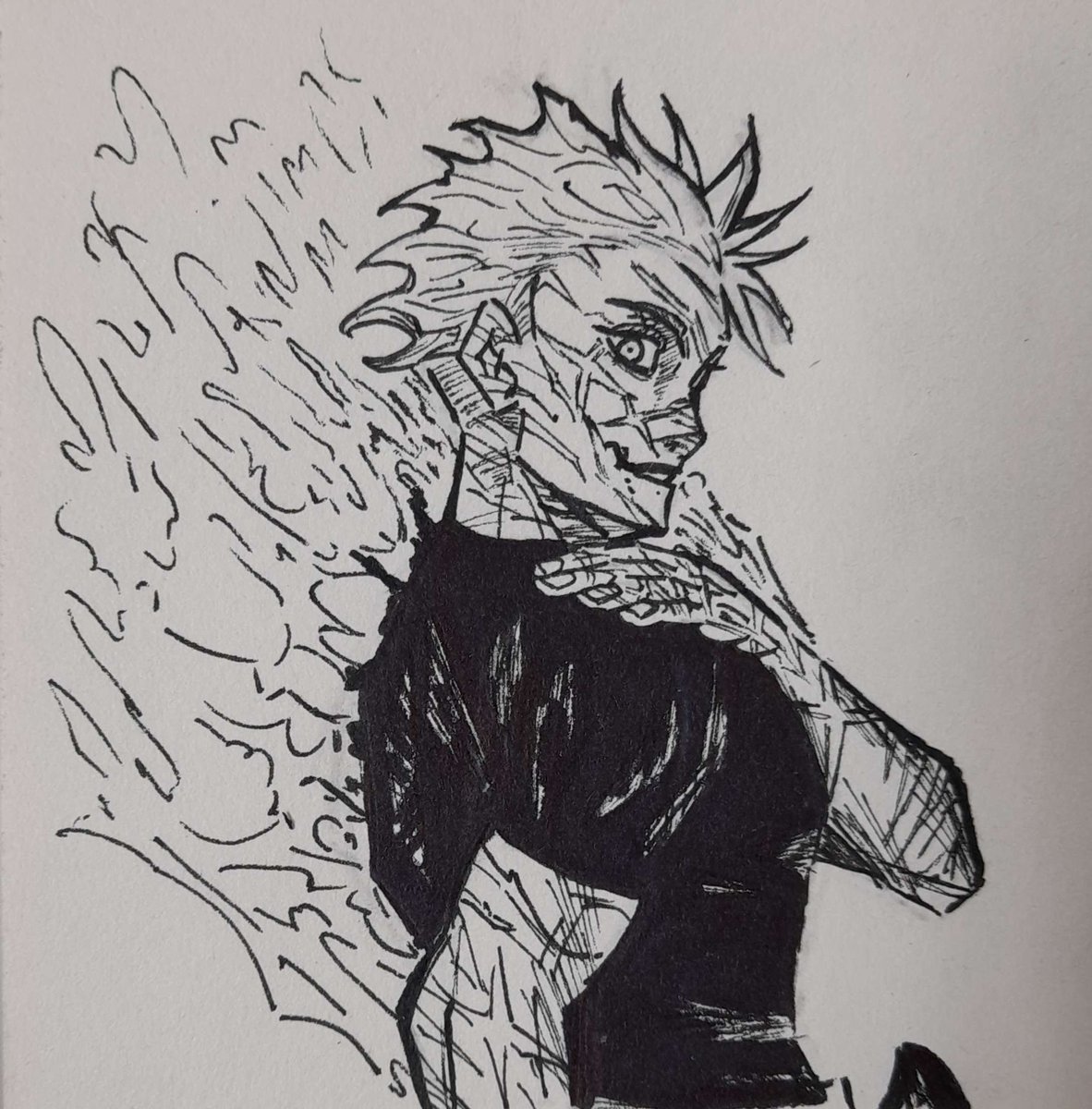Zombieflash43's tweet photo. random sketches 3 (i think) #jjk #GenshinImpact #Frankenstein https://t.co/q9WpgDv1bB