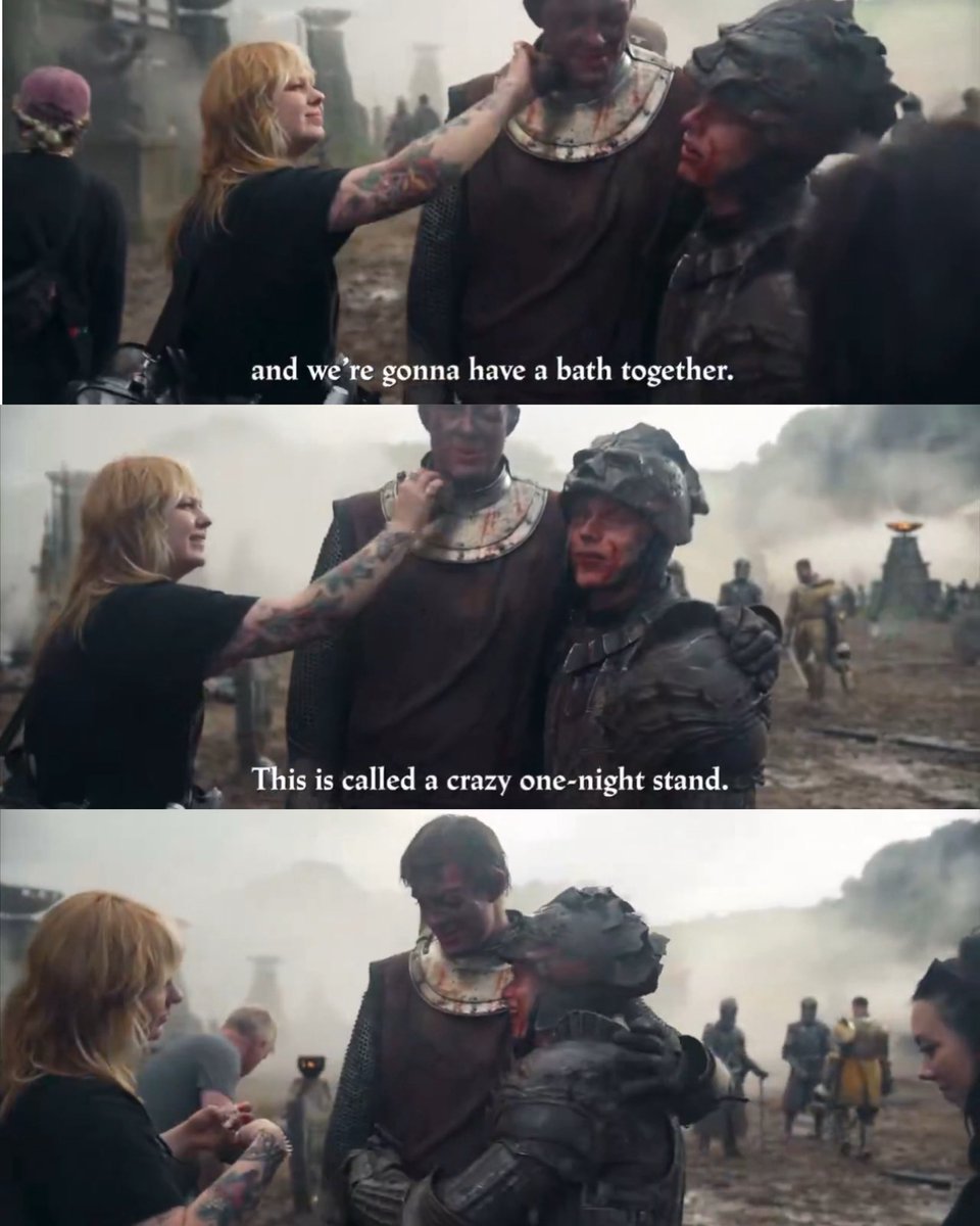 the characters                      the actors